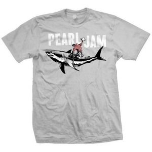 Shark Cowboy Pearl Jam Gray Tshirt 2